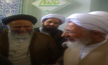 موسس حوزه به همراه استاد بزرگوار حضرت علامه جوادی آملی (دامت برکاته)